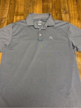 Rhoback Men's Navy Micro-Striped Polo